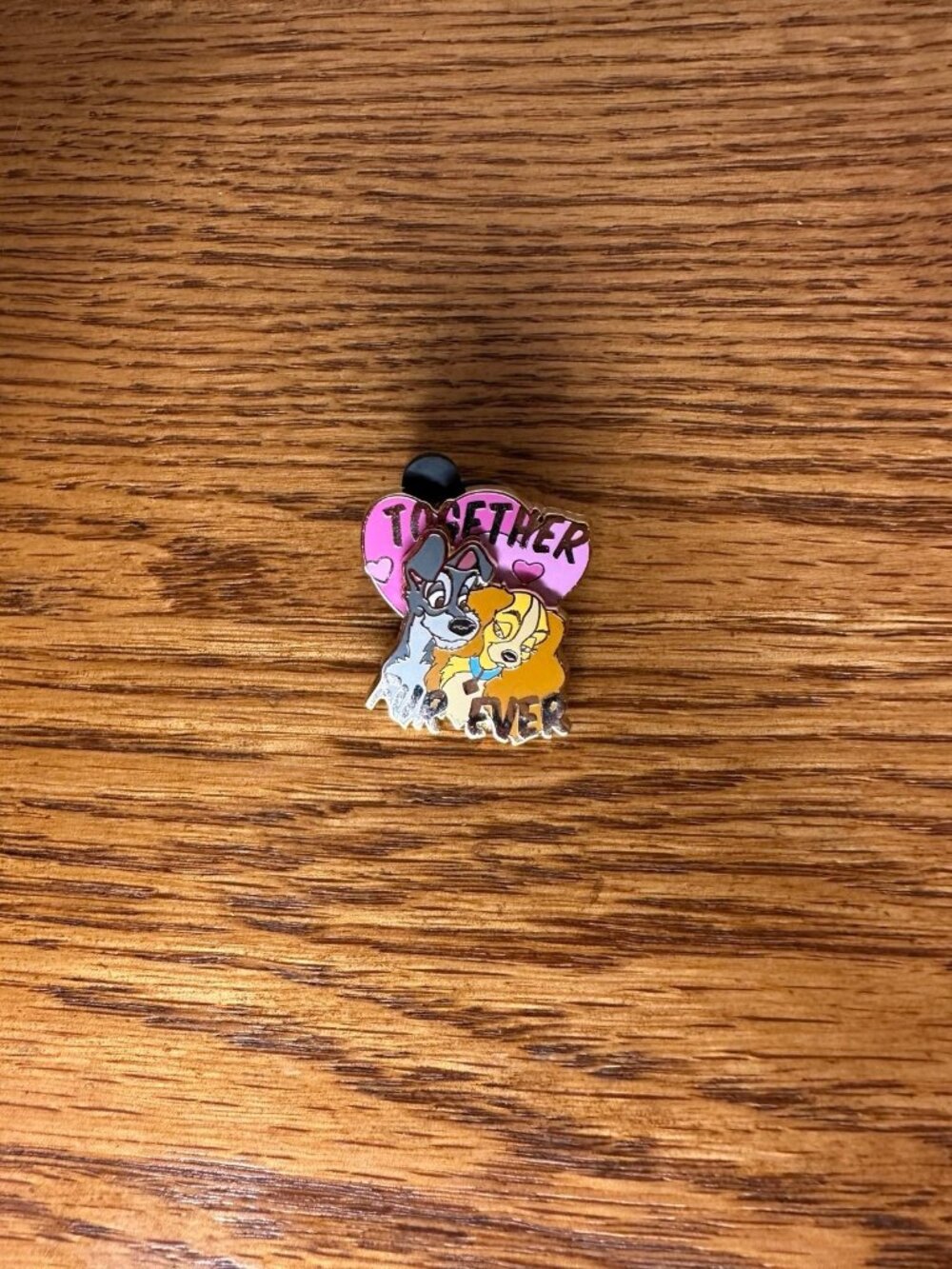 Disney Pin Lady and The Tramp Together Fur Ever Valentine's Day Pin-On-Pin